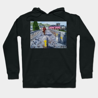 Bridge into Molinaseca Hoodie